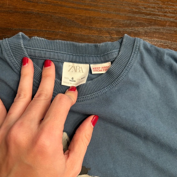 Boys Zara Kids Tees and Striped Pants Set - Picture 5 of 8